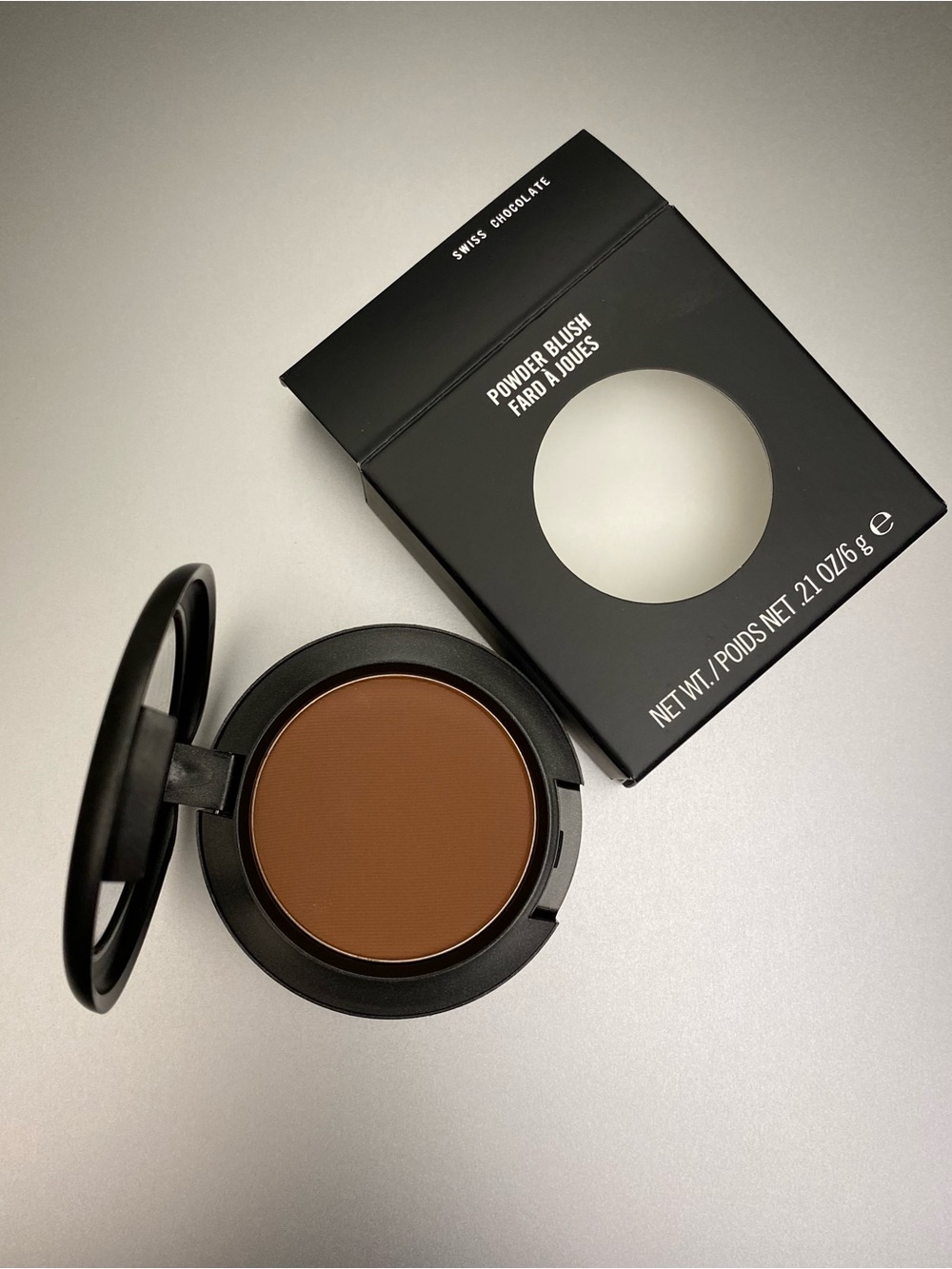 MAC “Swiss Chocolate” Matte Powder Blush